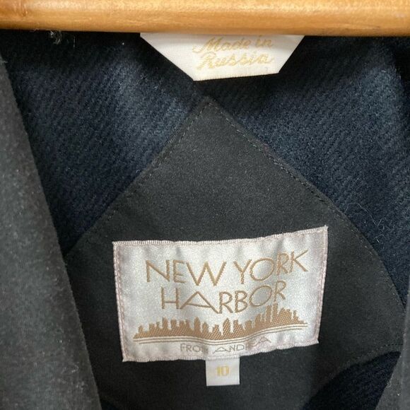 New York Harbor from Andrea Jacket with Lining. Size 10. - Picture 5 of 5